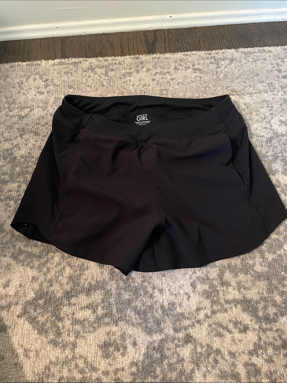 Athleta Girl Black Performance Shorts